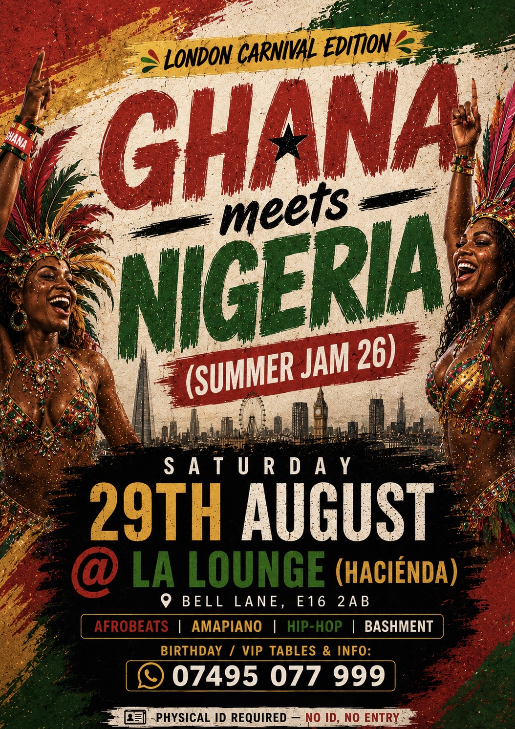 GHANA meets NAIJA | Sat 29th of AUG | LA HACIENDA E16 2AB