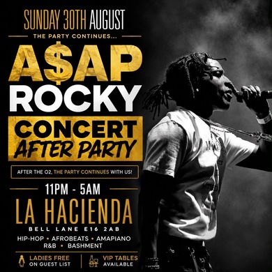 A$AP Rocky Concert After Party