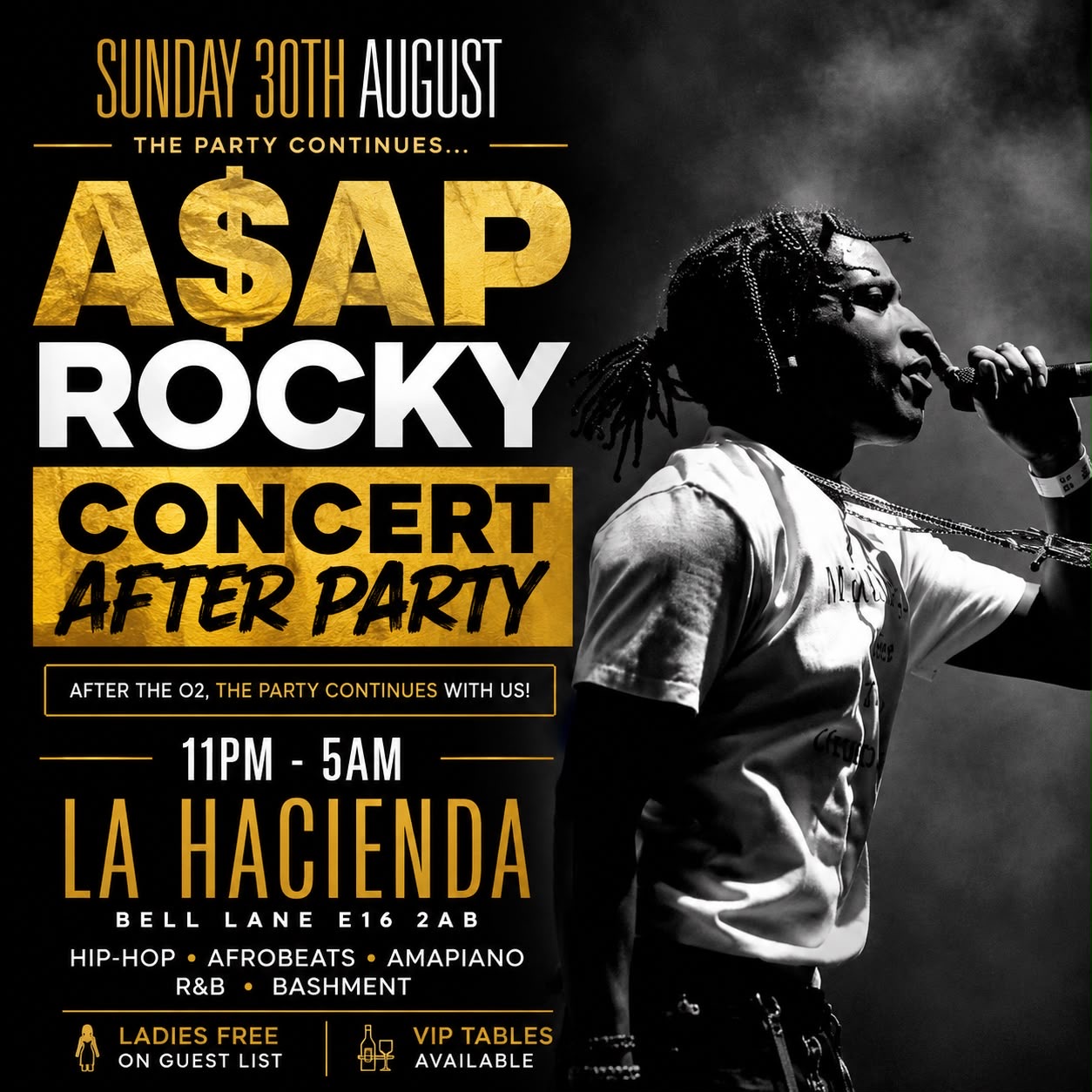 A$AP Rocky Concert After Party