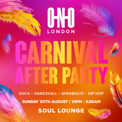 CARNIVAL AFTER PARTY (£1 B4 11PM WITH A TICKET)