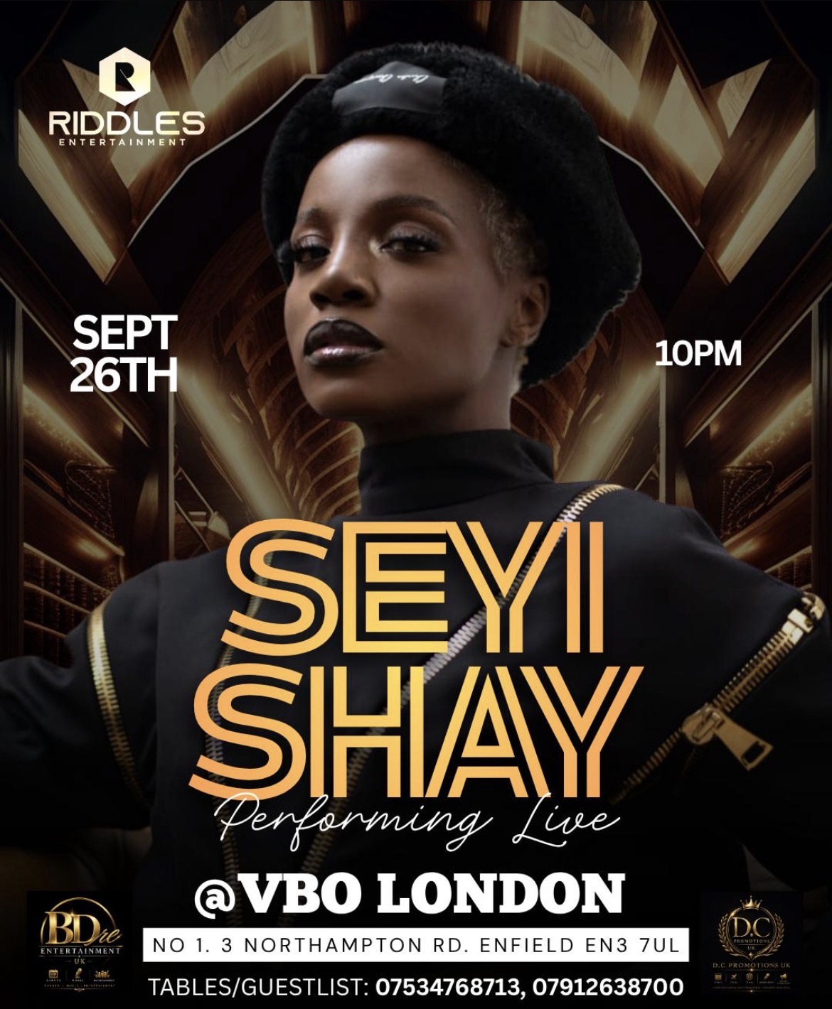 SEYI SHAY PERFORMING LIVE IN LONDON