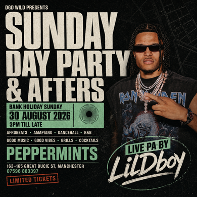 DGD Wild: Bank Holiday Sunday Day Party & Afters