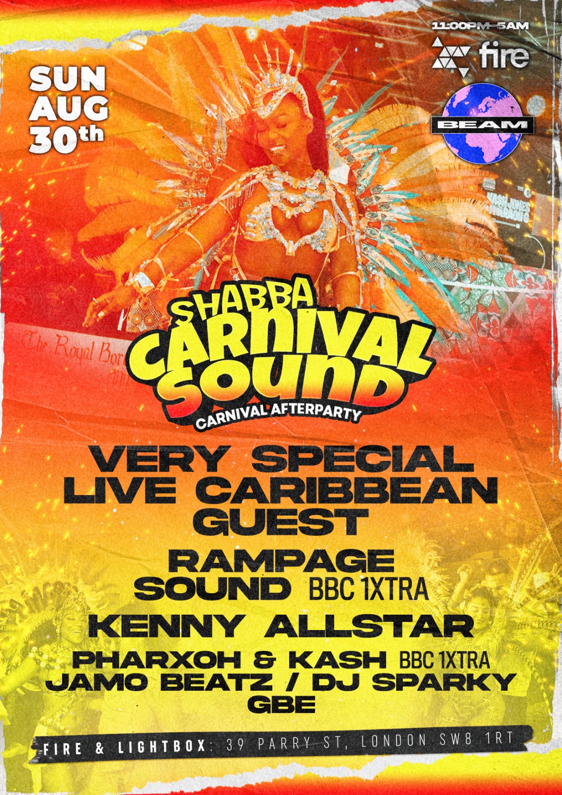 Rampage X Shabba  - Carnival Afterparty w/ Alison Hinds + more 