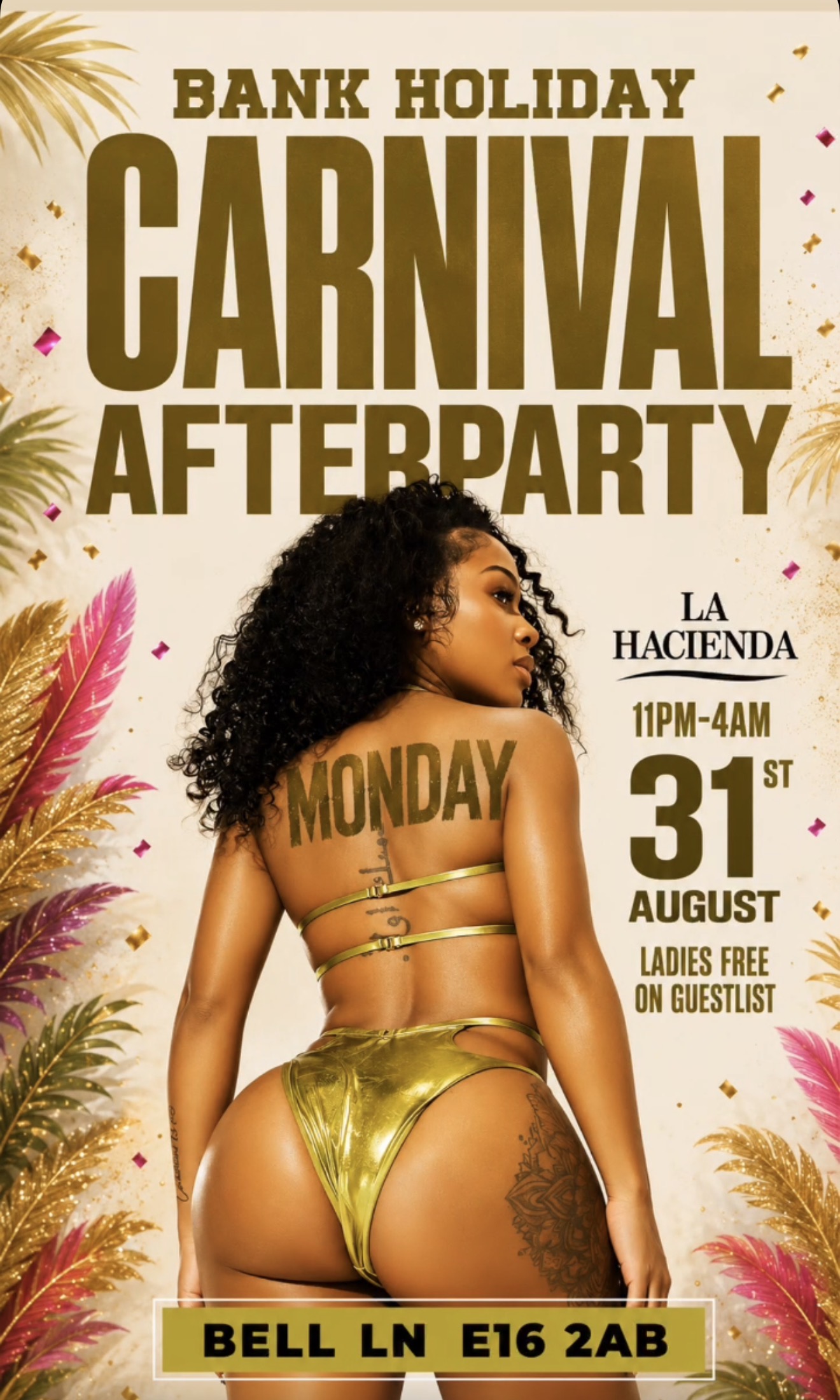  CARNIVAL AFTER PARTY AT  LA HACIENDA 31ST OF AUGUST