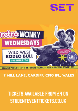 RETRO WONKY WEDNESDAYS WILD WEST WEDNESDAY 23RD SEPTEMBER