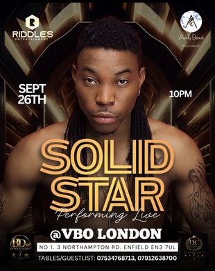 SOLIDSTAR  PERFORMING LIVE IN LONDON