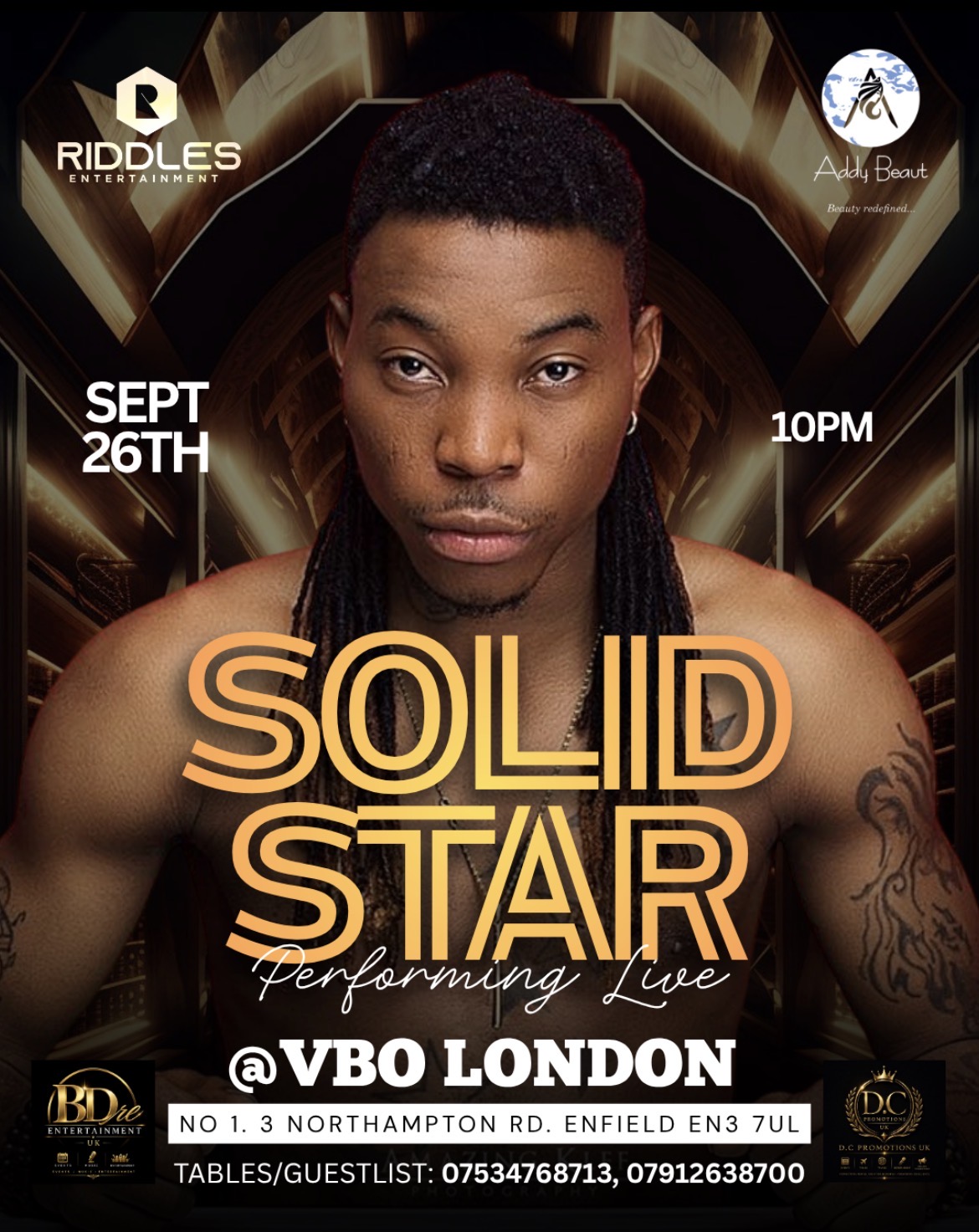 SOLIDSTAR  PERFORMING LIVE IN LONDON
