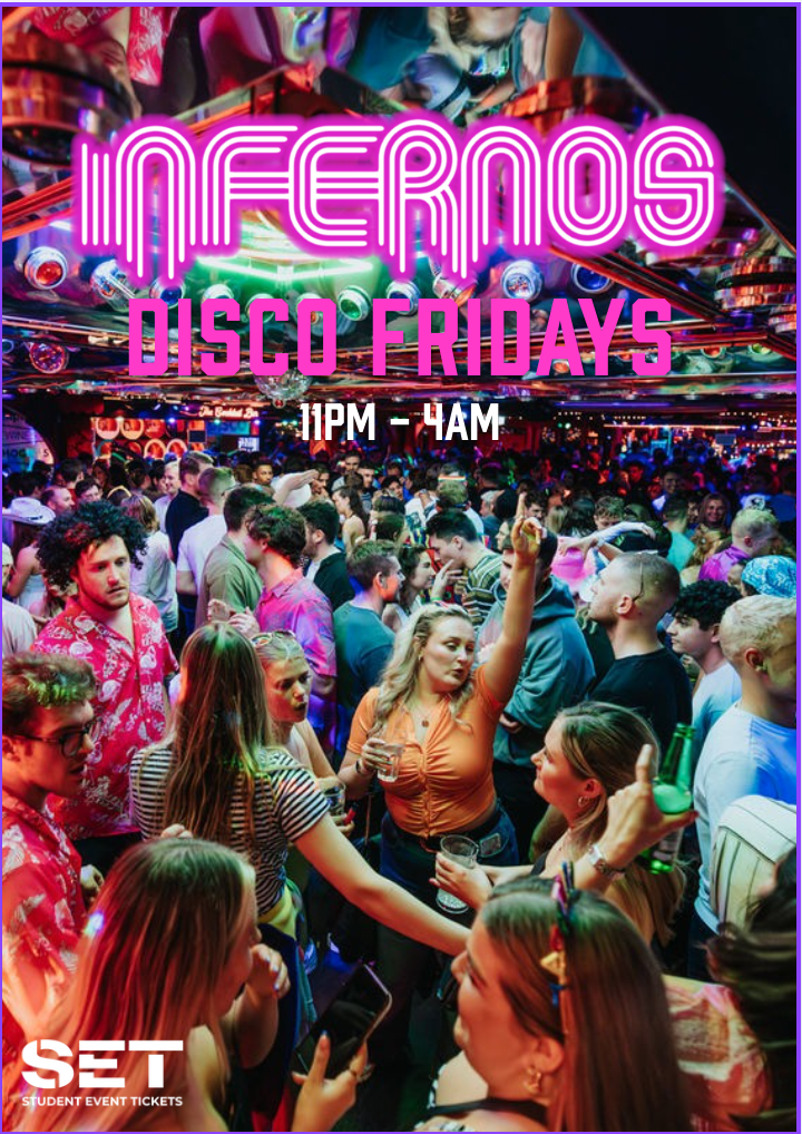DISCO FRIDAYS @ INFERNOS CLAPHAM EVERY FRIDAY