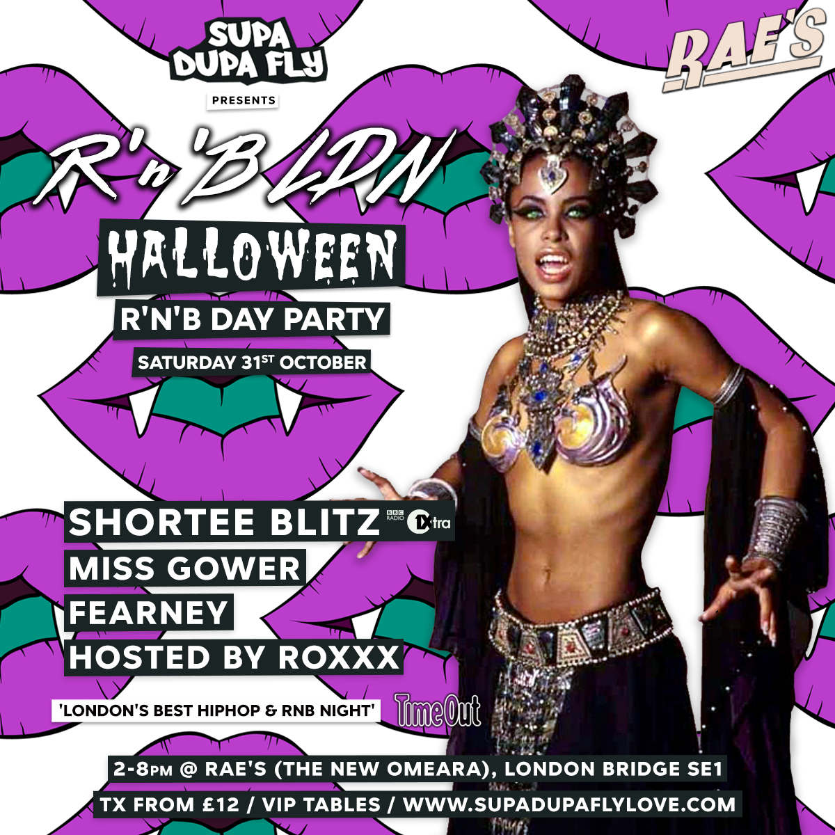 R'n'B LDN Day Party Halloween w/ Shortee Blitz