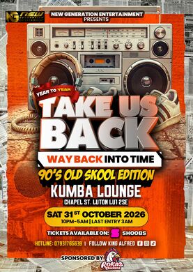 Take Us Back -90's Old Skool Party