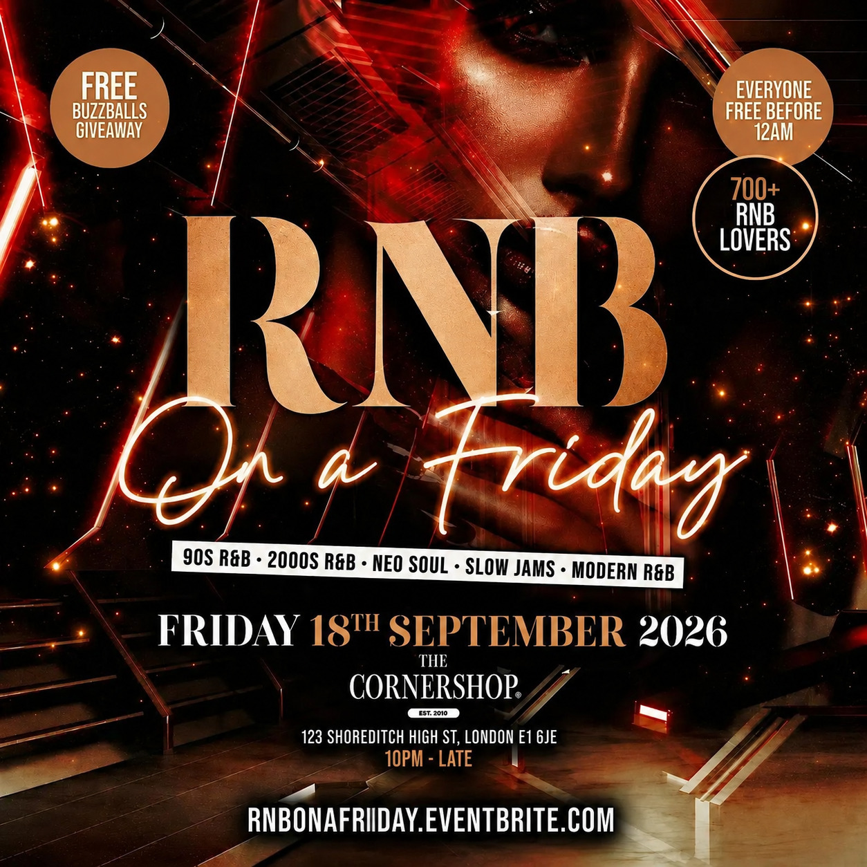 R&B On A Friday - Shoreditch Free RnB Party