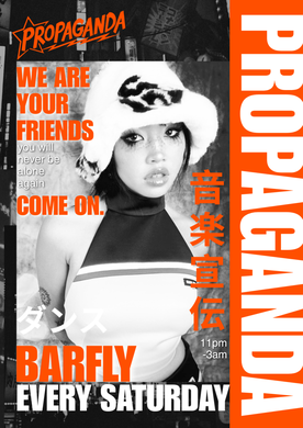 PROPAGANDA INDIE CLUB NIGHT @ BARFLY CAMDEN SATURDAY 3RD OCTOBER