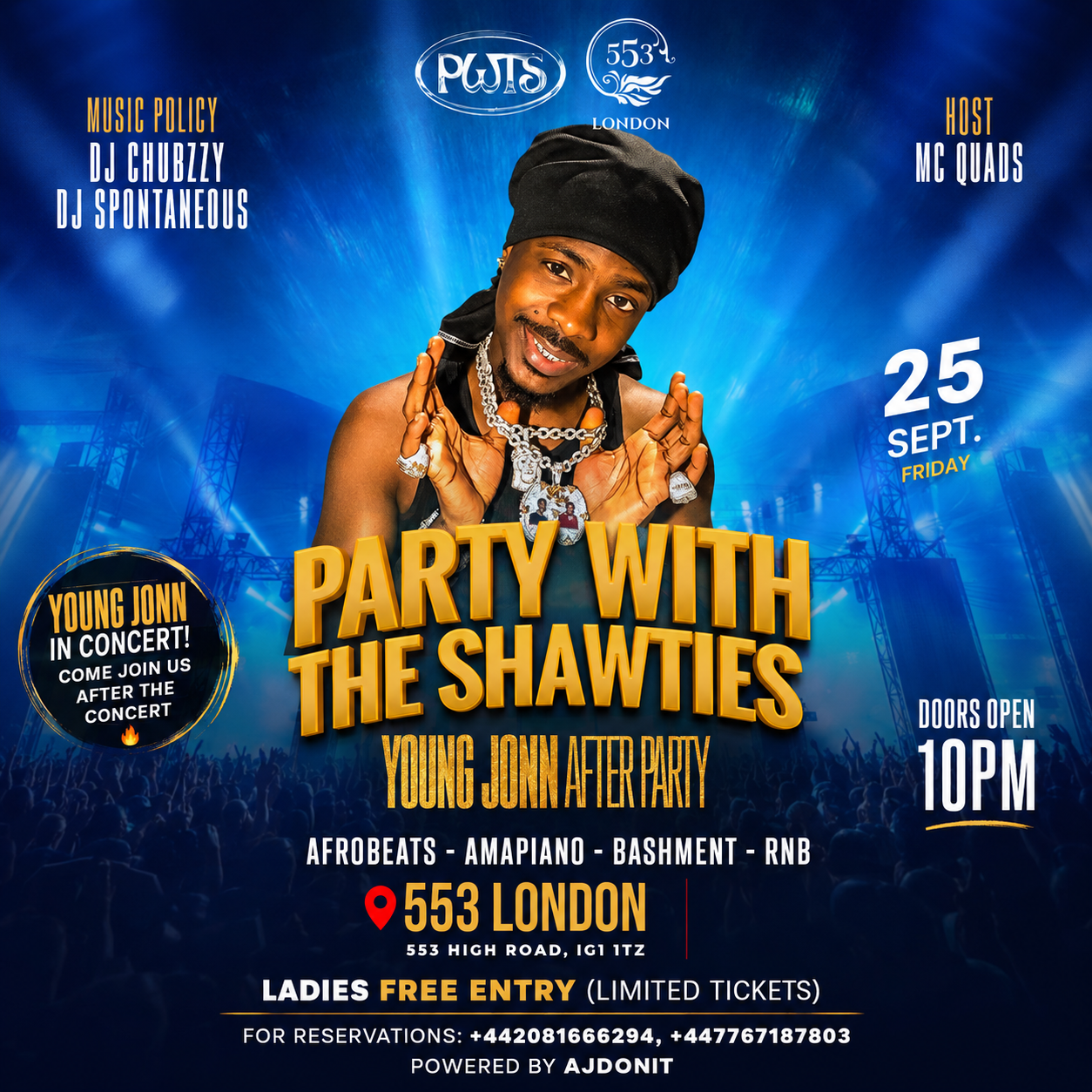 PWTS NIGHT ( YOUNG JONN AFTER PARTY) 