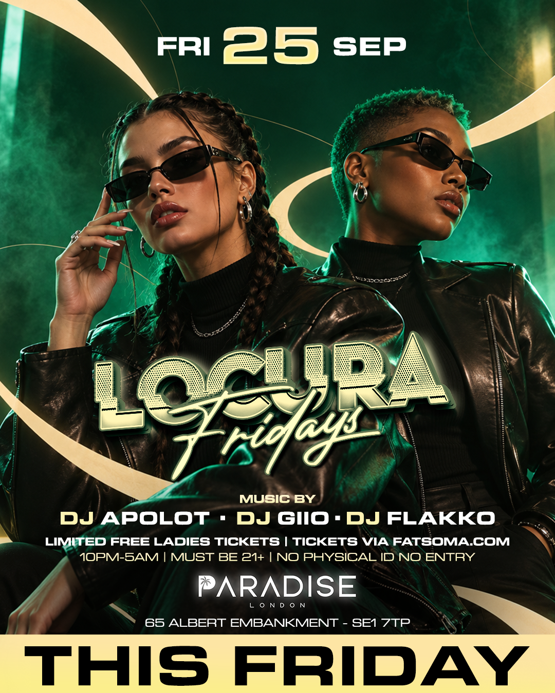 LOCURA FRIDAYS BIGGEST LATIN CROSSOVER  @PARADISE NIGHTCLUB