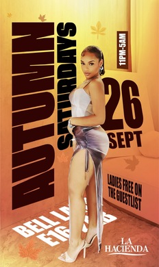  AUTUMN SATURDAYS AT LA HACIENDA 26TH OF SEPTEMBER  