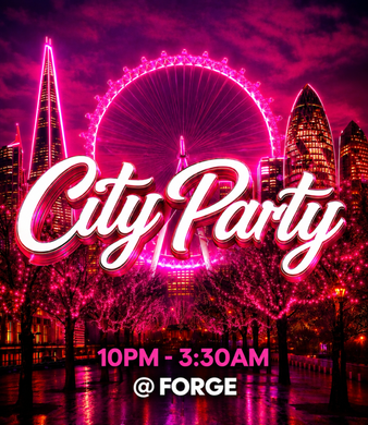CITY PARTY (£5 B4 MIDNIGHT WITH A TICKET)