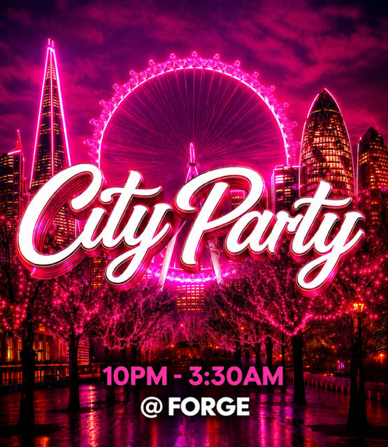 CITY PARTY (£5 B4 MIDNIGHT WITH A TICKET)