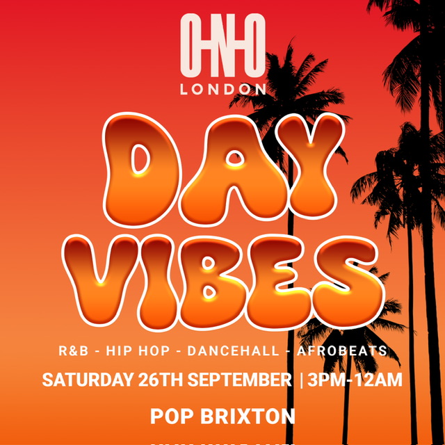 DAY VIBES - END OF SUMMER DAY PARTY (£1 B4 4PM WITH A TICKET)