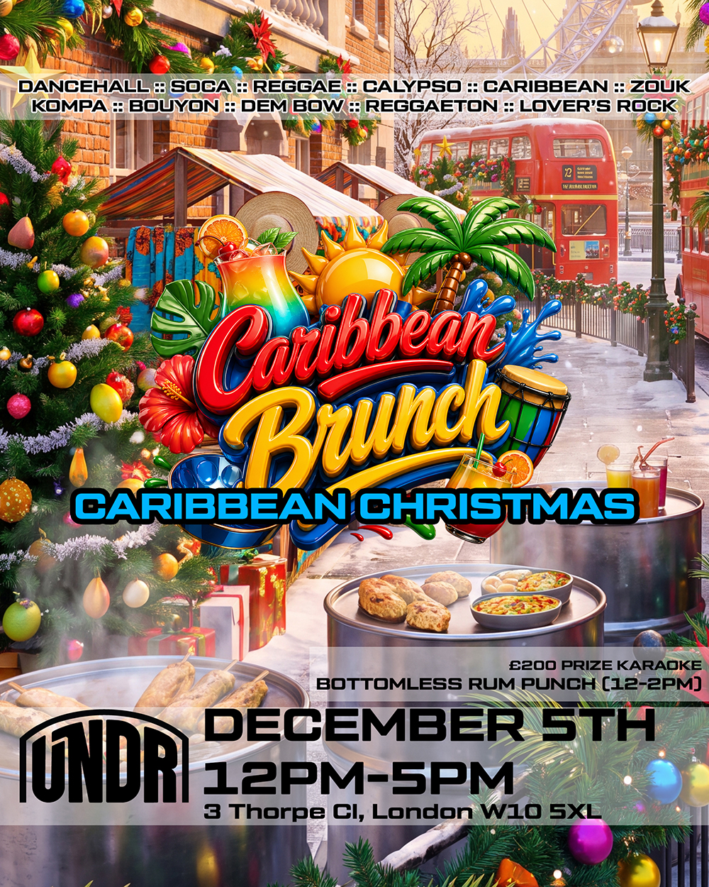 Caribbean Brunch (December) - Caribbean Christmas