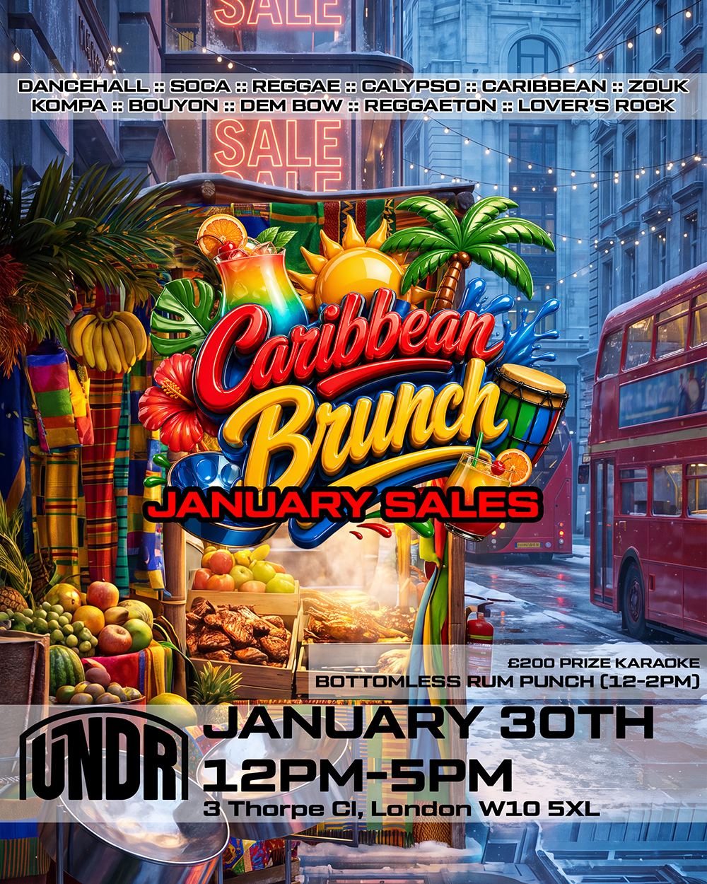 Caribbean Brunch (January) - January Sales