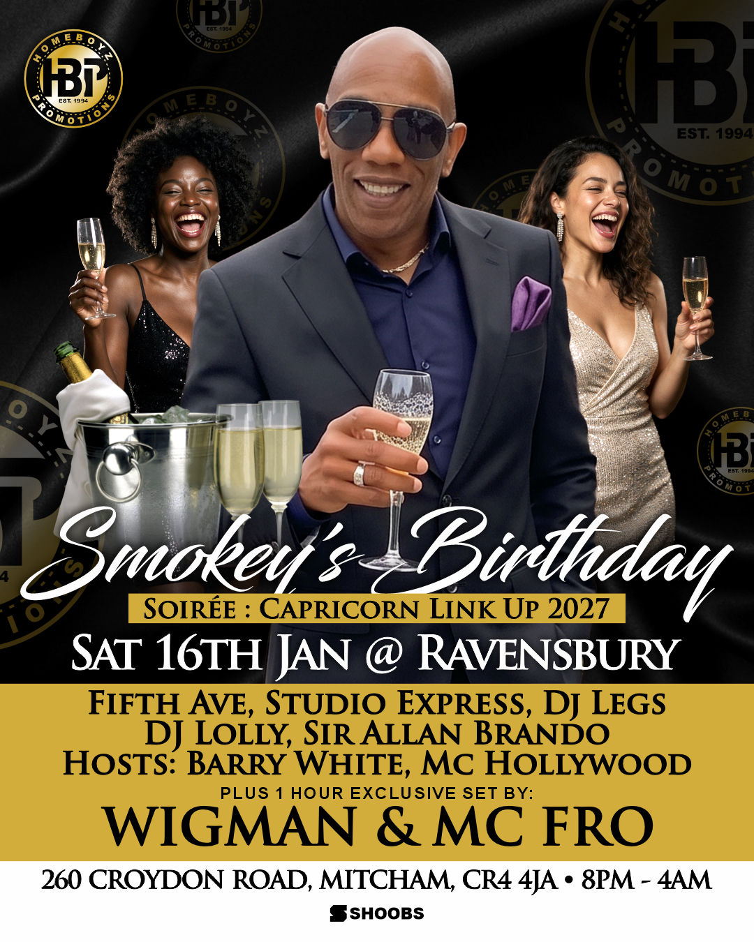 Smokey’s Birthday Soirée : Capricorn Link Up 2027