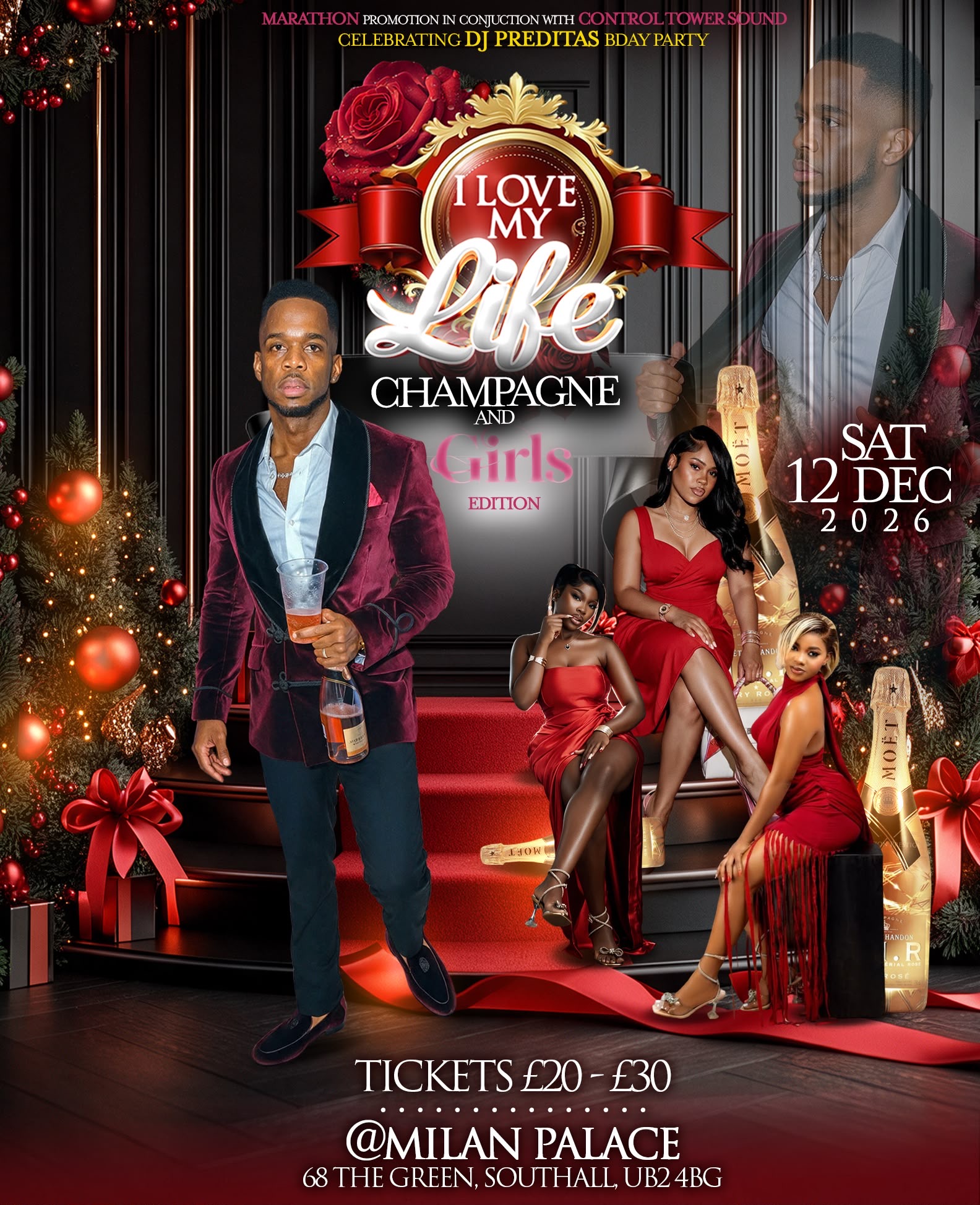 I LOVE MY LIFE ‘CHAMPAGNE & GIRLS’ EDITION