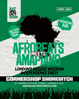 Afrobeats Meets Amapiano Nigeria Independence – Everyone Free Before 12AM