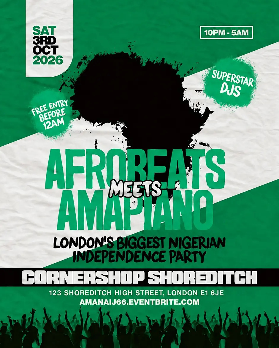 Afrobeats Meets Amapiano Nigeria Independence – Everyone Free Before 12AM