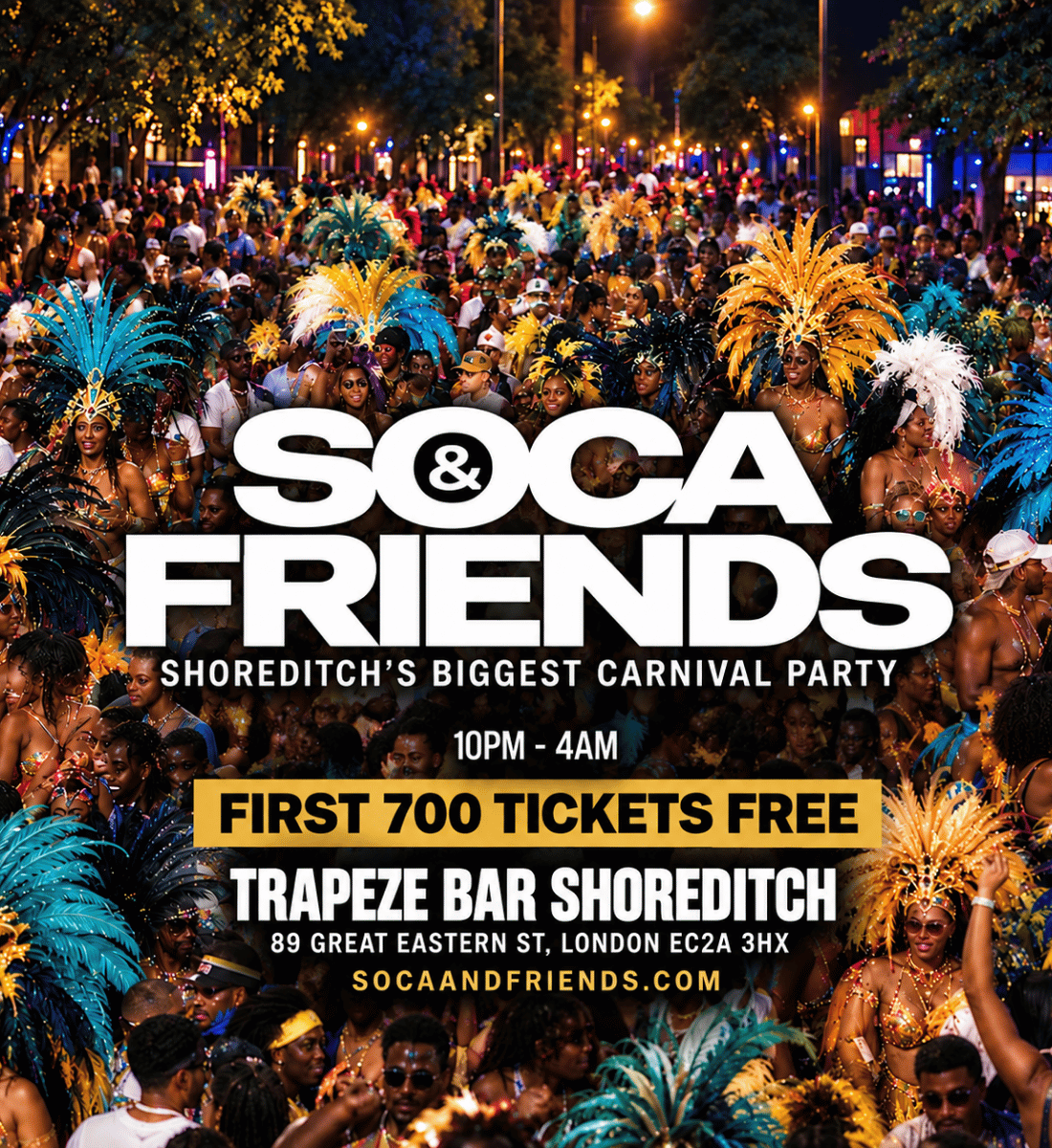SOCA & FRIENDS - London's Wildest Soca Party