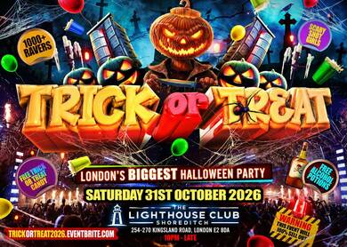 Trick or Treat - London's Biggest Halloween Party