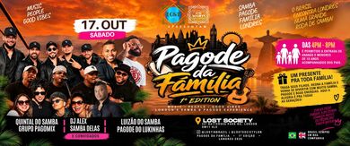  PAGODE DA FAMÍLIA – 1ª EDIÇÃO