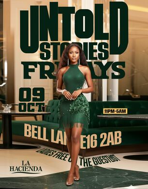 UNTOLD STORIES OCT 9th @ LA HACIENDA                                                         