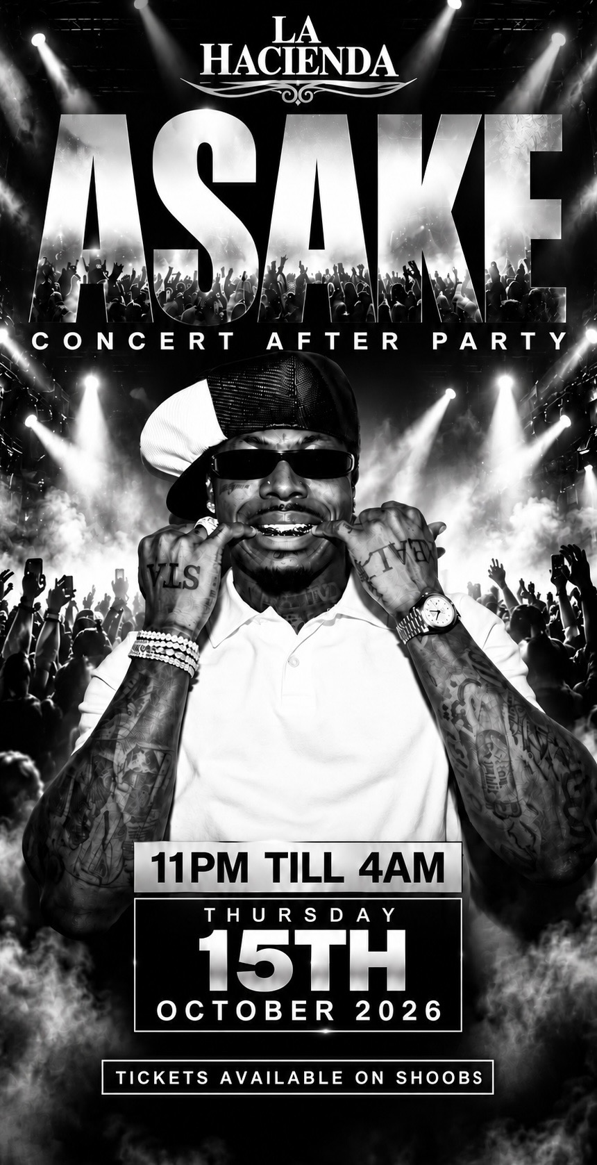ASAKE CONCEPT AFTER PARTY THURSDAY 🎉 AT LA HACIENDA 15TH OF OCTOBER 