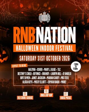 RNB NATION – HALLOWEEN INDOOR FESTIVAL 2026 🎃🔥