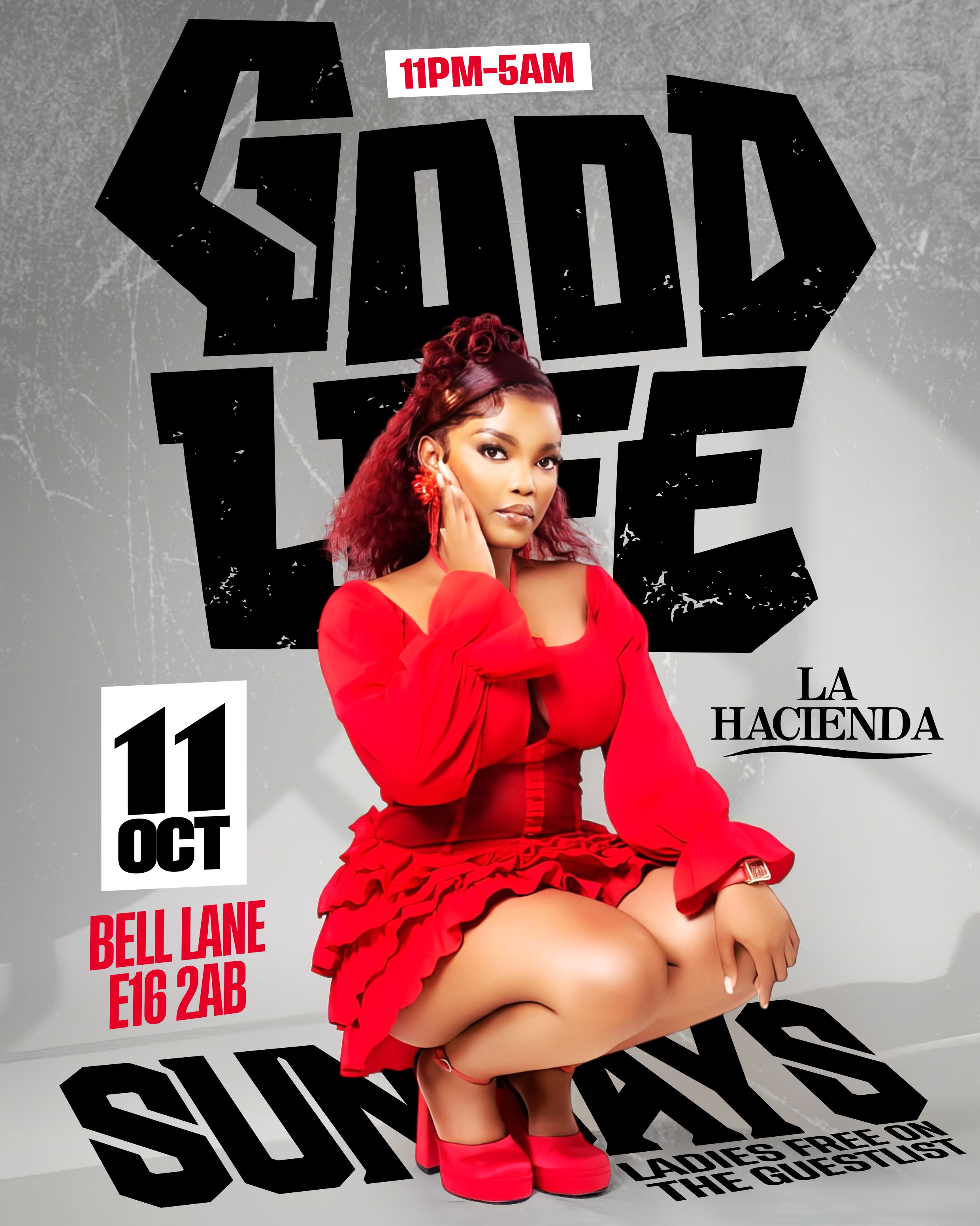 GOOD LIFE SUNDAY OCT 11th @ LA HACIENDA                                                                                      