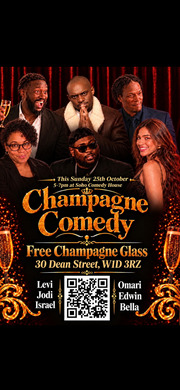 Champagne Comedy 25th Oct