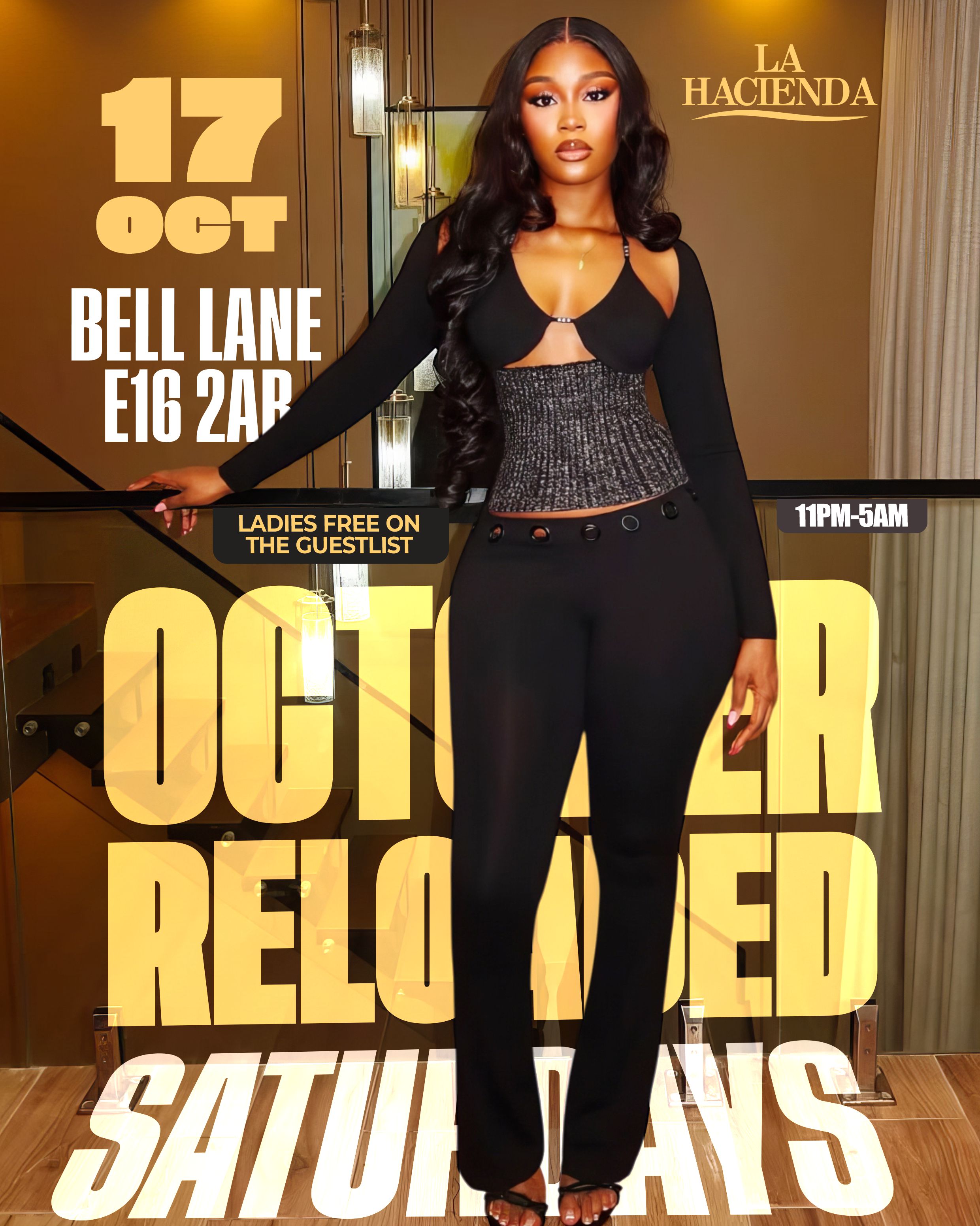 OCTOBER RELOADED SATURDAY OCT 17th @ LA HACIENDA                                                                                     