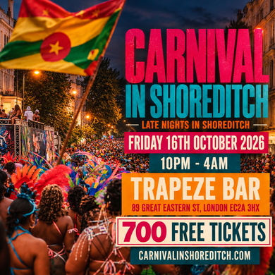 CARNIVAL IN SHOREDITCH - London's Biggest Carnival Party