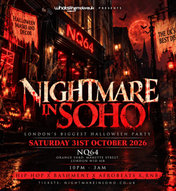 NIGHTMARE IN SOHO - London's Biggest Halloween & Arcade Party