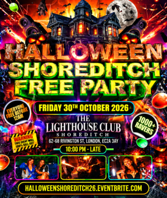 Halloween Shoreditch Free Party - Everyone Free Before 12AM