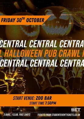 HALLOWEEN CENTRAL PUB CRAWL - FRIDAY 30TH OCTOBER