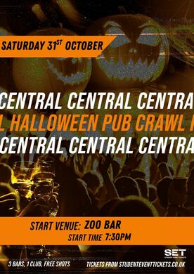 HALLOWEEN CENTRAL PUB CRAWL - SATURDAY 31ST OCTOBER 7:30PM