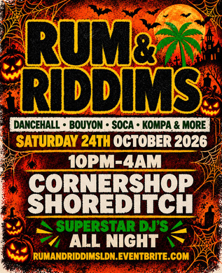 RUM & RIDDIMS – THE BEST OF THE CARIBBEAN | FREE ENTRY BEFORE 12AM