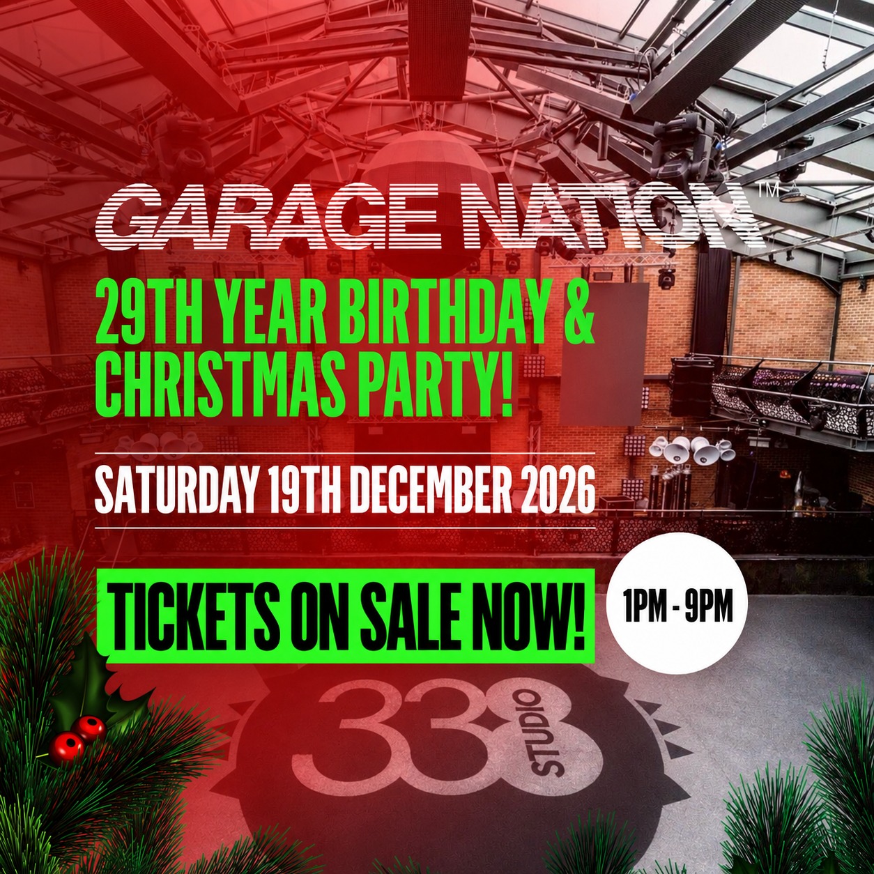 Garage Nation 29th Birthday & Xmas Party London