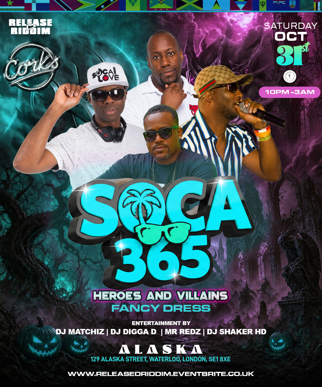 SOCA 365 - Heroes & Villains Fancy Dress - Corks Edition