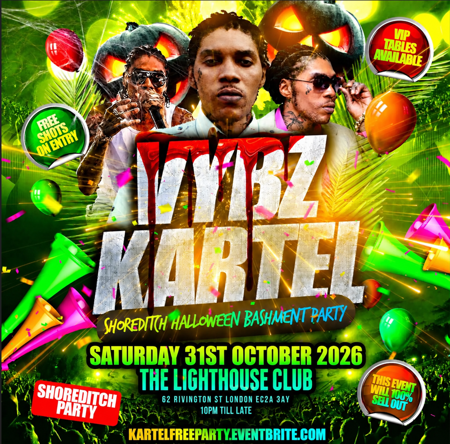 VYBZ Kartel - Shoreditch Halloween Bashment Party