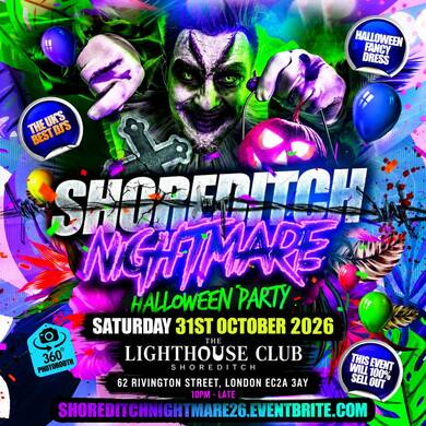 Shoreditch Nightmare - Halloween Party